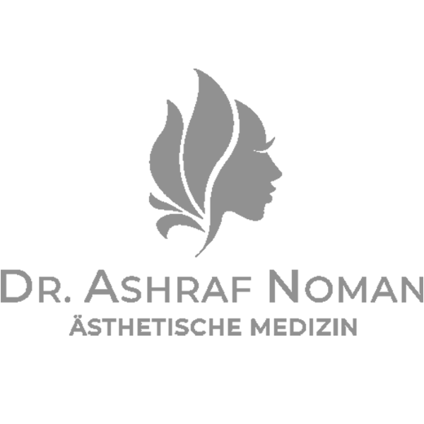 Dr. Ashraf Noman Ästhetische Medizin Logo in Grau